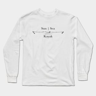 Sun Sea Kayak Long Sleeve T-Shirt